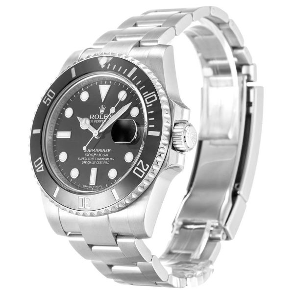 Rolex Submariner Silver Black Replica Swiss Clone 16 Rolex Submariner Silver Black Replica Swiss Clone