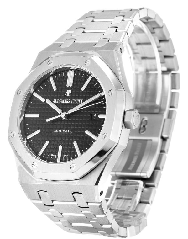 Swiss Clone Replica Ap Royal Oak Silver Black Dial 20 Swiss Clone Replica Ap Royal Oak Silver Black Dial