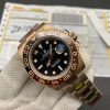 Super Clone Rolex GMT Master 2 Rose Gold - Black Dial