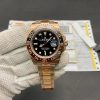 Super Clone Rolex GMT Master 2 Rose Gold - Black Dial