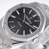 Swiss Clone Replica AP ROYAL OAK Silver Black Dial
