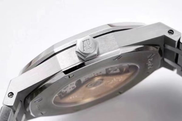 Swiss Clone Replica Ap Royal Oak Silver Black Dial 27 Swiss Clone Replica Ap Royal Oak Silver Black Dial