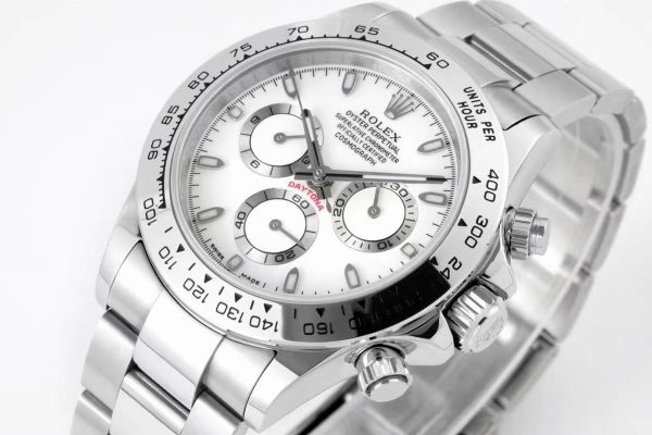 Super Clone Rolex Cosmograph Daytona White Dial Ss 7 Rolex Cosmograph Daytona White Dial Ss Swiss Made Clone - Ip Empire Replica Watches