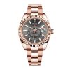 Rolex Sky-Dweller Rhodium Dial Rose Gold Replica 2023