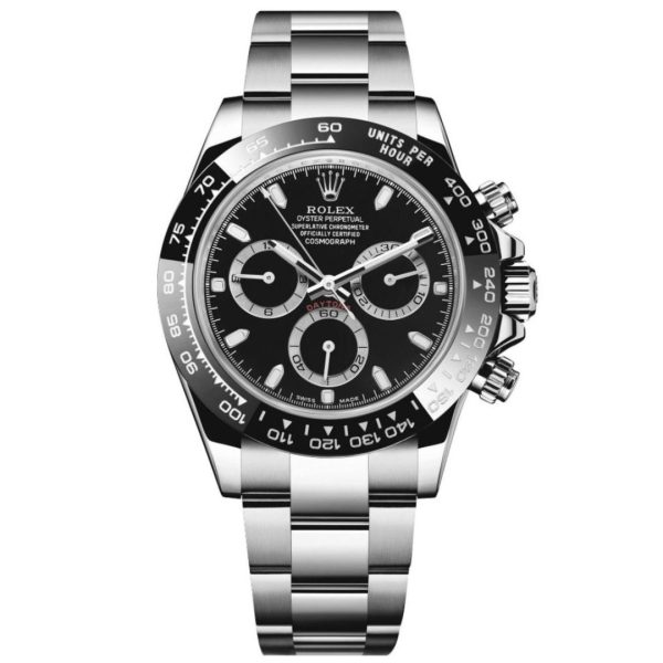 Replica Rolex Daytona 116500Ln Silver Black 1 Replica Rolex Daytona 116500Ln Silver Black