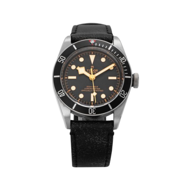 Tudor Heritage Black Bay Leather Replica - 41 Mm Leather 1 Tudor Heritage Black Bay Leather Replica