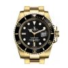 Replica Swiss Clone Rolex Submariner full Gold with Black Dial