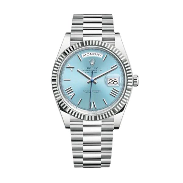 Rolex Day Date White Gold Turquoise Dial Replica Clone Model 2022 1 Rolex Day Date White Gold Turquoise Dial