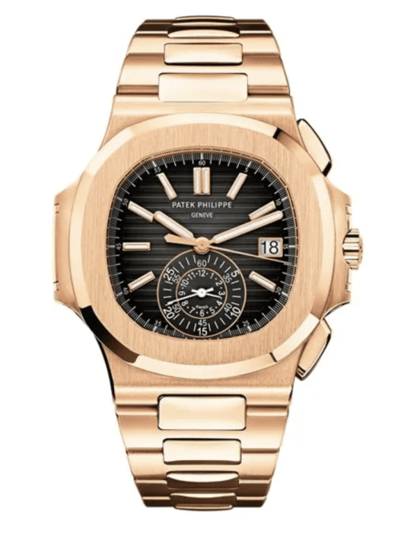 Replica Patek Philippe 5980 - Nautilus Rose Gold 1 Rose Gold Replica Nautilus 5980
