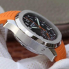 Replica Aquanaut Chronograph Orange Rubber Strap