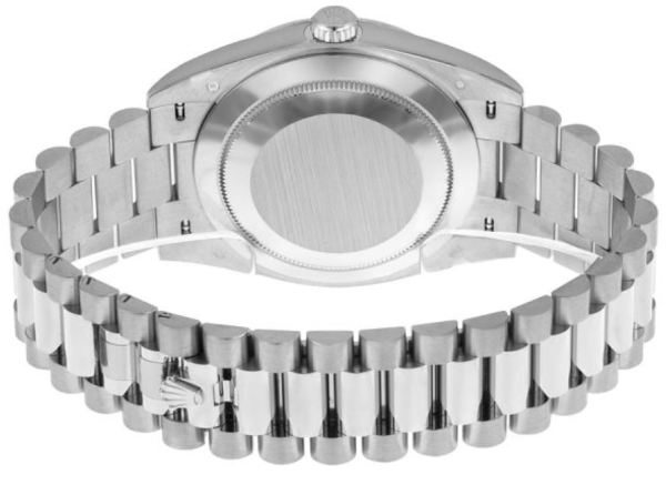 Replica Clone Day Date Rolex Silver With Black Dial New Model 2022 - Ip Empire Replica Watches