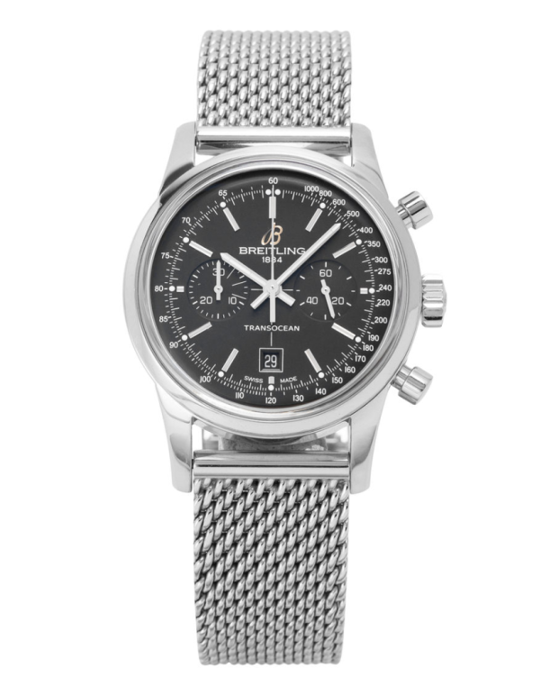 Breitling Transocean Chronograph 38 Replica A4131012.Bc06.171A - 38 Mm Steel 1 Breitling Transocean Chronograph 38 Replica