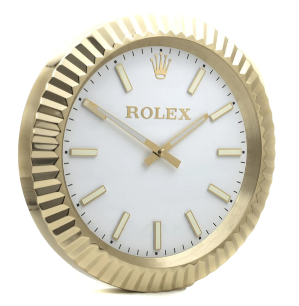 Rolex Datejust Wall Clock｜Gold