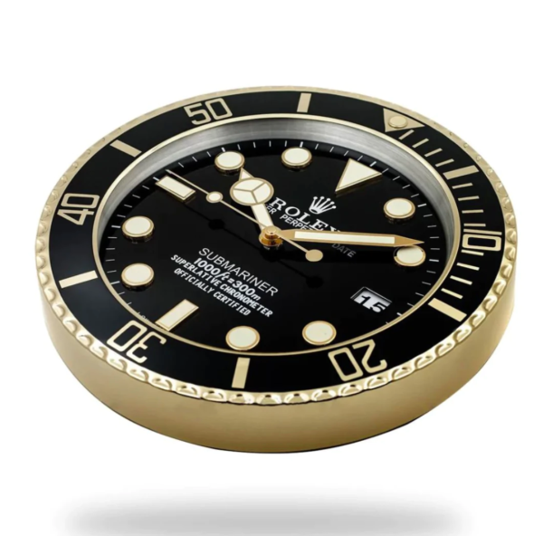 Reloj De Pared Rolex Submariner Oro - Ip Empire Relojes Replica