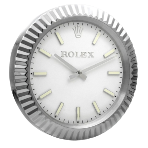 61 Rolex Datejust Wall Clock | Classic Silver