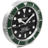 Reloj de Pared Rolex Submariner | Verde y Negro