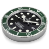 Reloj de Pared Rolex Submariner | Verde y Negro