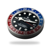 Rolex GMT-Master II Reloj de pared Pepsi | Estilo rojo y azul - IP Empire Relojes Replica
