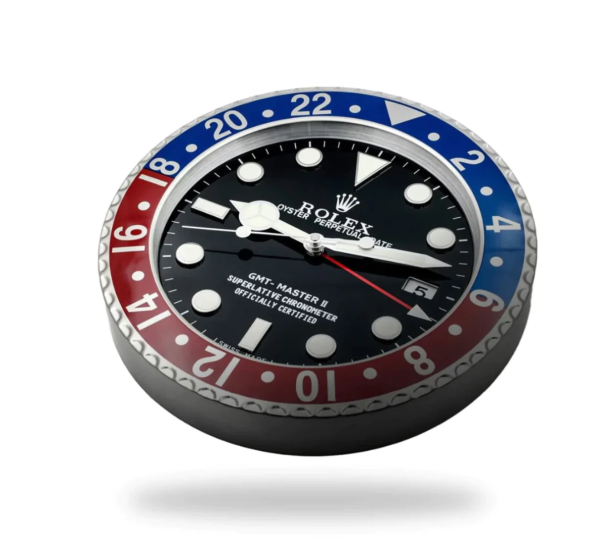 Rolex Gmt-Master Ii Reloj De Pared Estilo Pepsi | Rojo Y Azul 2 Rolex Gmt-Master Ii Reloj De Pared Pepsi | Estilo Rojo Y Azul - Ip Empire Relojes Replica
