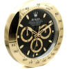 Golden Daytona Black Dial Wall Clock