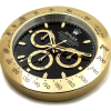 Golden Daytona Black Dial Wall Clock