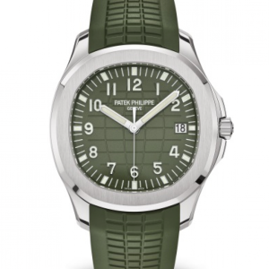 Top Swiss Replica Patek Philippe Aquanaut Green Strap