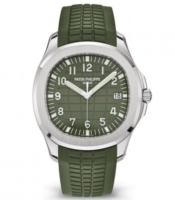 Top Réplica Suiza Patek Philippe Aquanaut Correa Verde