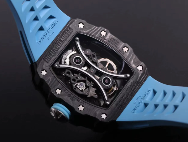 Richard Mille Swiss Clone - Rm 53-01 Real Carbon Tourbillon Watch 4 Richard Mille Swiss Clone - Rm 53-01