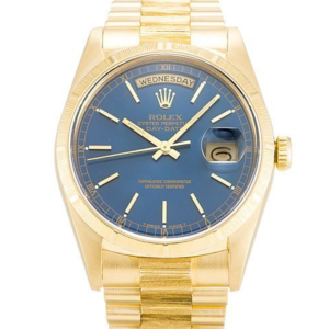 Replica Rolex Day-Date Gold with Blue Dial
