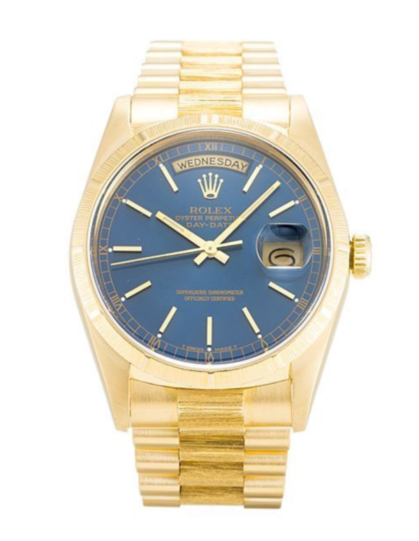 Replica Rolex Watches - Best Selling Rolex 3 Replica Rolex Day-Date Gold With Blue Dial