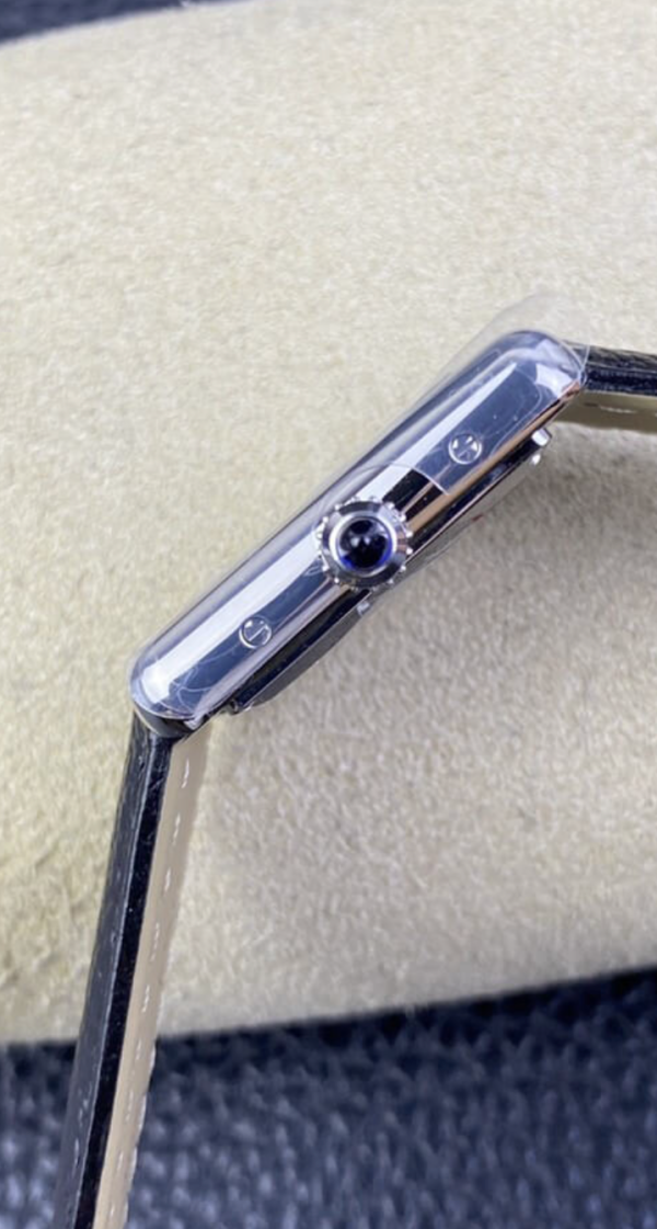 Reloj Cartier Tank Replica Correa De Piel Negra 4 Réplica De Reloj Cartier Tank