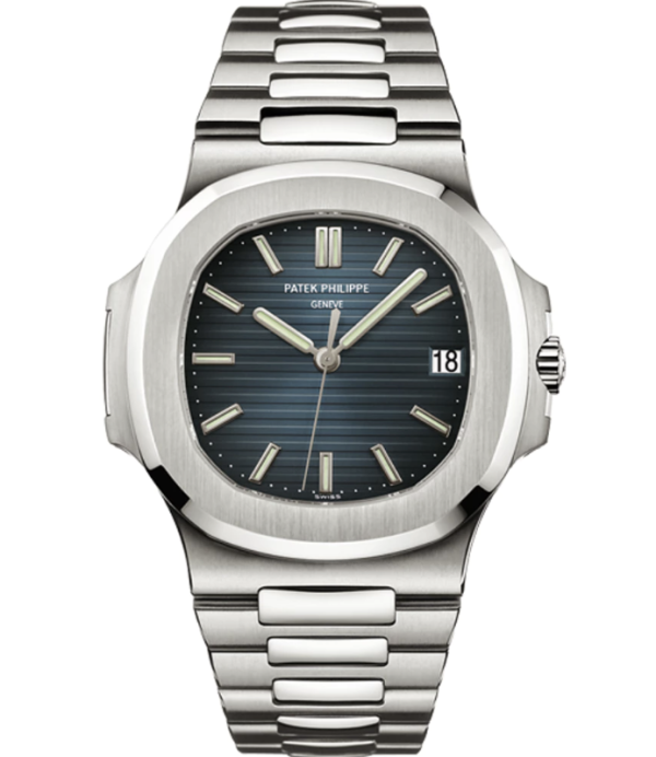Top Swiss Réplica Patek Philippe Nautilus - Plata/Azul Oscuro