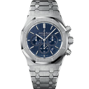 Best Swiss Clone Replica Royal Oak - Silver/Blue Chronograph - Replica Swiss Clones Watches