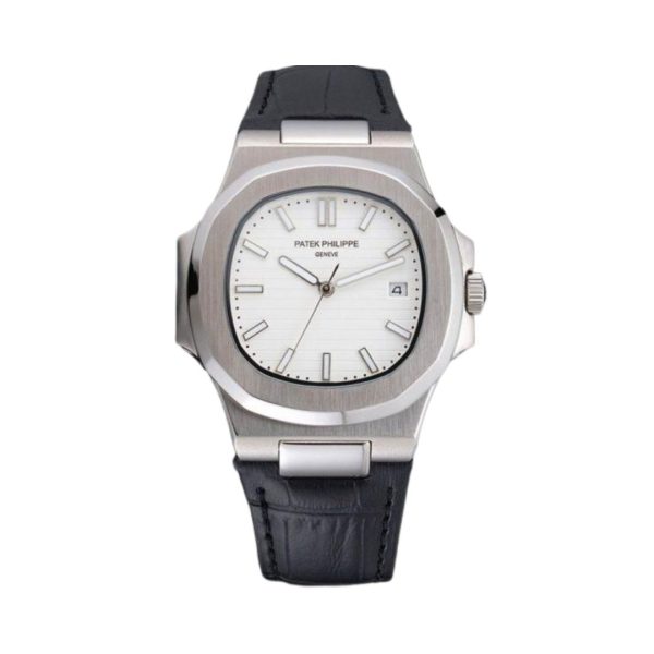 Swiss Made Replica Patek Philippe Nautilus White Face