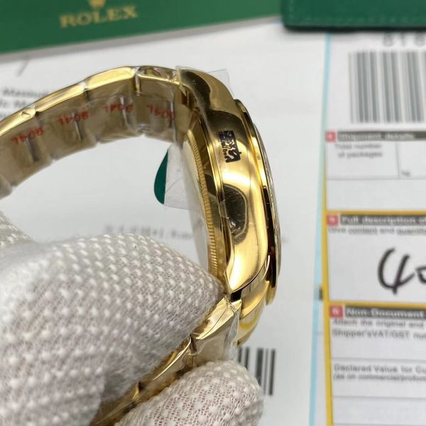 Mejor Clon Suizo Replica Rolex Daytona Oro Esfera Negra 21 Réplica Rolex Daytona De Oro