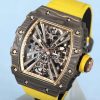Richard Mille Replica 12-01 Real Tourbillon Real Carbon Movement Swiss Clone - IP Empire Replica Watches