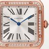 Cartier Santos Dumont Rose Diamonds Replica