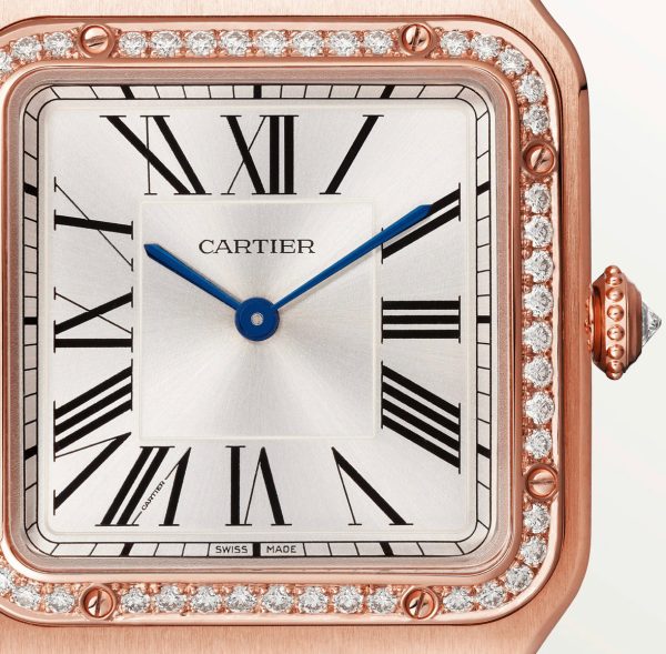 Cartier Santos Dumont Rose Diamonds Replica 4 Cartier Santos Dumont Rose Diamonds Replica