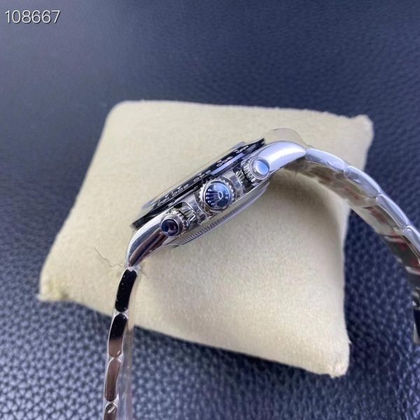 Replica Rolex Daytona 116500Ln Silver Black 7 Replica Rolex Cosmograph Daytona Men'S Black Dial Watch 116500Ln - Ip Empire Replica Watches