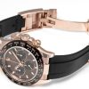 Replica Rolex Cosmograph Daytona Everose Gold Automatic Brown Chocolate Dial Mens Watch - IP Empire Replica Watches
