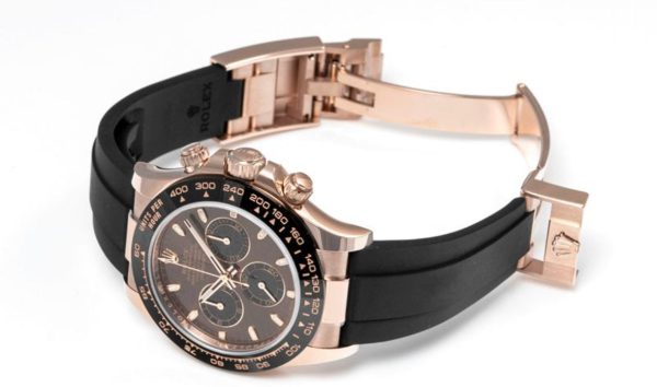 Replica Rolex Cosmograph Daytona Everose Gold Automatic Brown Chocolate Dial Mens Watch - Ip Empire Replica Watches