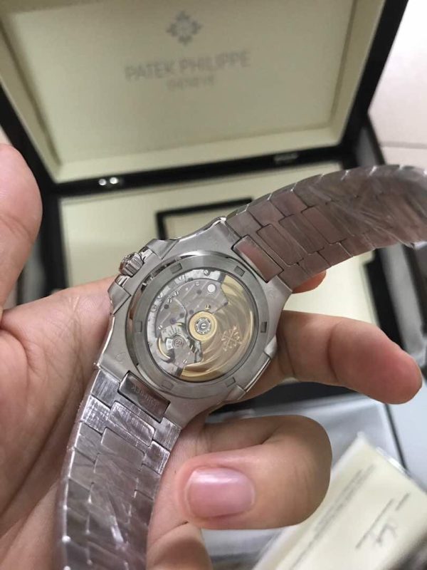 Swiss Clone Replica Patek Philippe Nautilus Jumbo 5719 Full Diamonds
