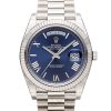 Replica Rolex Day-Date 40 Blue Dial 18K White Gold