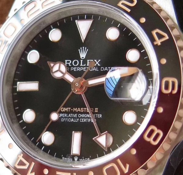 Super Clone Rolex Gmt Master Rootbeer Bi-Colour 2 Super Clone Rolex Gmt Master Rootbeer Bi-Colour