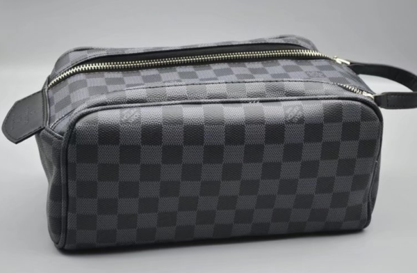 Replica 1:1 Clone Louis Vuitton Brown Wash Bag 8 Replica 1:1 Clone Louis Vuitton Brown Wash Bag