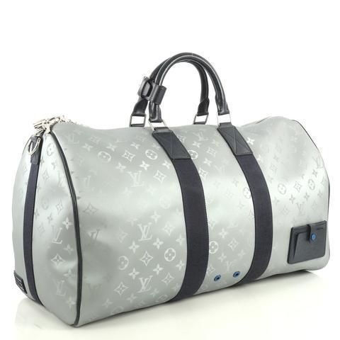 Réplica 1:1 Clon Louis Vuitton Keepall Bandouliere Monograma 50 Negro Calidad Superior 1 '-Vigila 1
