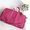Replica 1:1 Clone Louis Vuitton Keepall Bandouliere Monogram 50 Pink