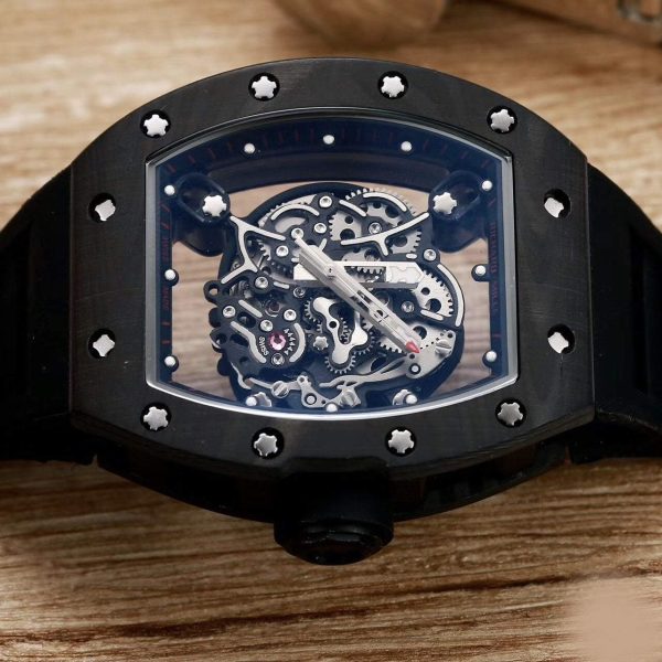 Richard Mille Swiss Clone - Rm55 Bubba Watson Black 2 Richard Mille Swiss Clone - Rm55 Bubba Watson Black