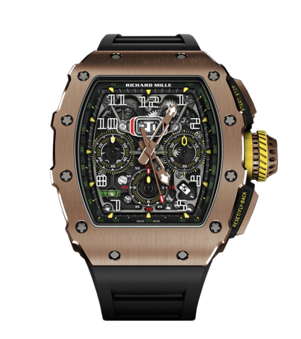 Richard Mille Swiss Made Clone Rm 11-03 Flyback Chronograph Full Rose Gold 2 Richard Mille Swiss Made Clone Rm 11-03