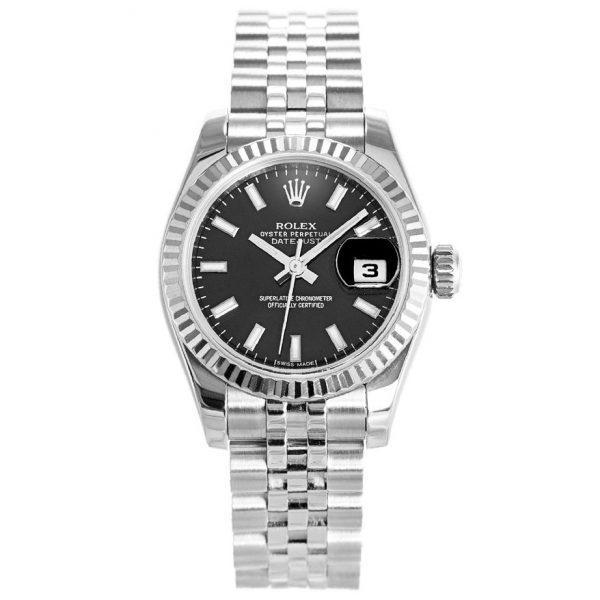 Replica Rolex Datejust Black Ladies 179174 1 '-Watches 1